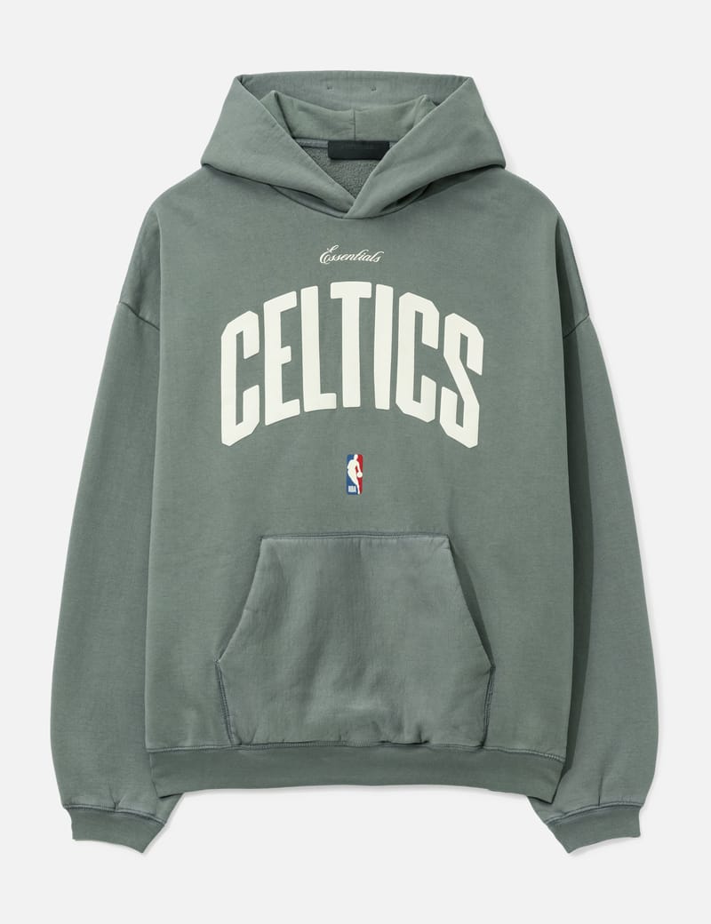 Fear of God Essentials Celtics 90's Hoodie - Balsam green