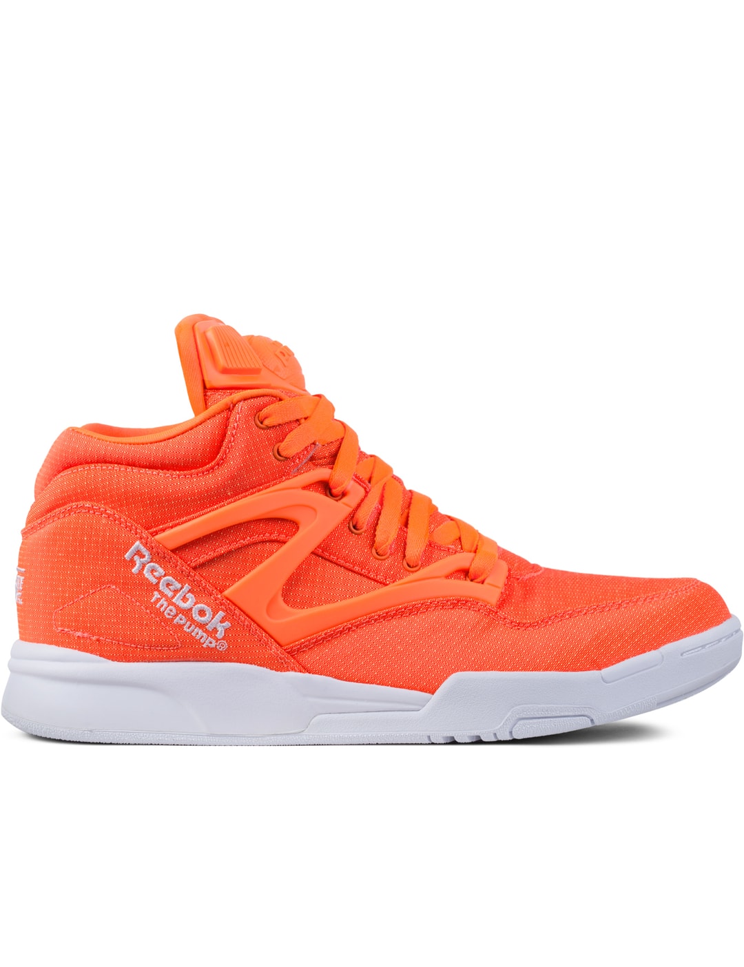 Reebok Orange Pump Omni Lite Tech Sneakers HBX Globally Curated Fashion and Lifestyle by