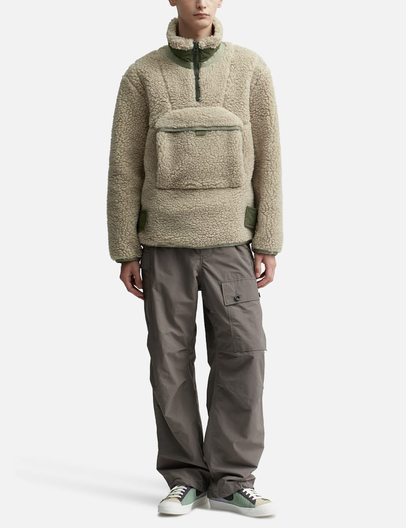 Sacai - Faux Shearling Pullover | HBX - Globally Curated