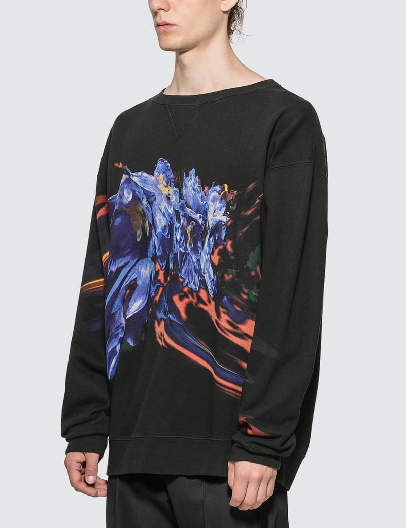 Maison margiela discount flower sweatshirt