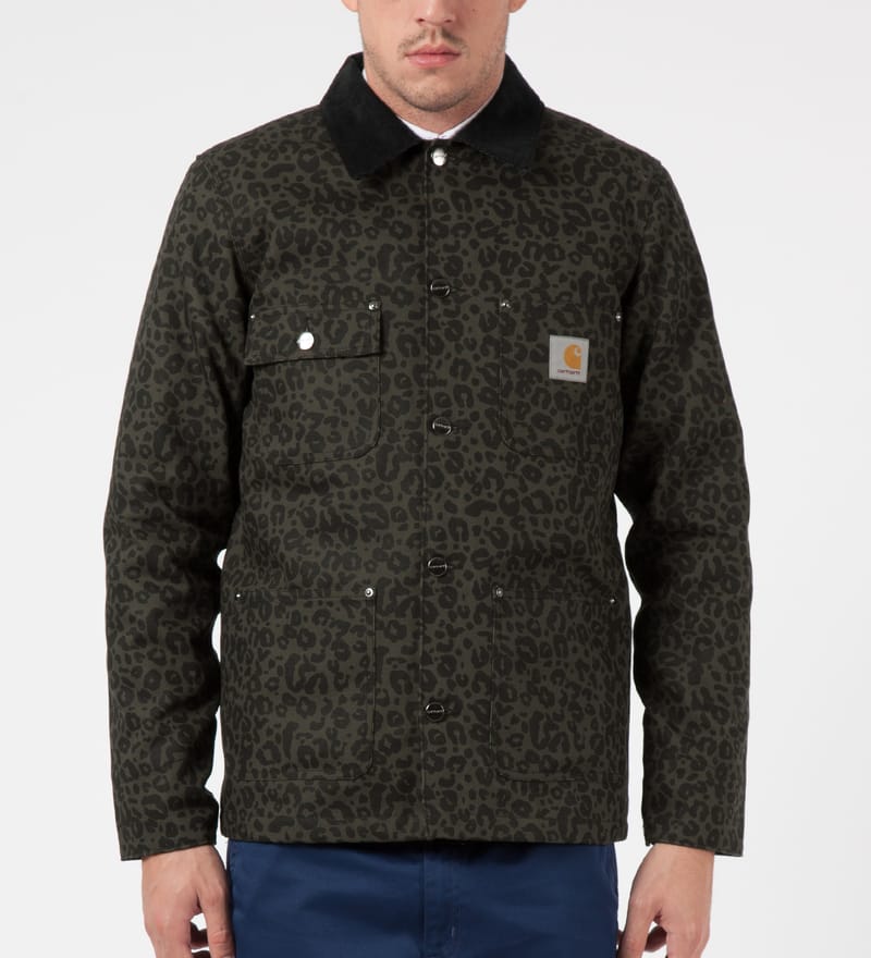 Carhartt Work In Progress - Panther Print/Cypress Chore Coat | HBX