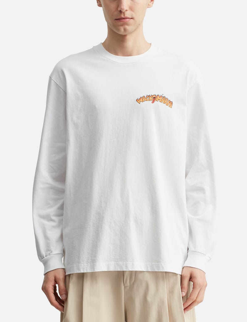 WACKO MARIA Tim Lehi / Washed Heavy Weight Crewneck Long Sleeves T
