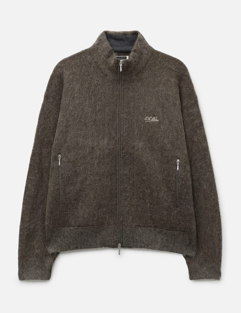 Nanamica OOAL Zip Up Mohair Jacket - Shop a textured oversized