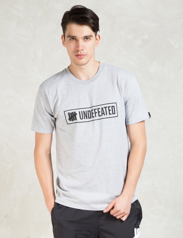 Undefeated - Grey Outline T-Shirt | HBX