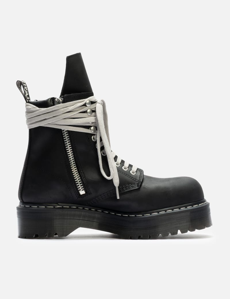 リックオウエンス - Rick Owens x Dr. Martens Quad Sole Steel Toe