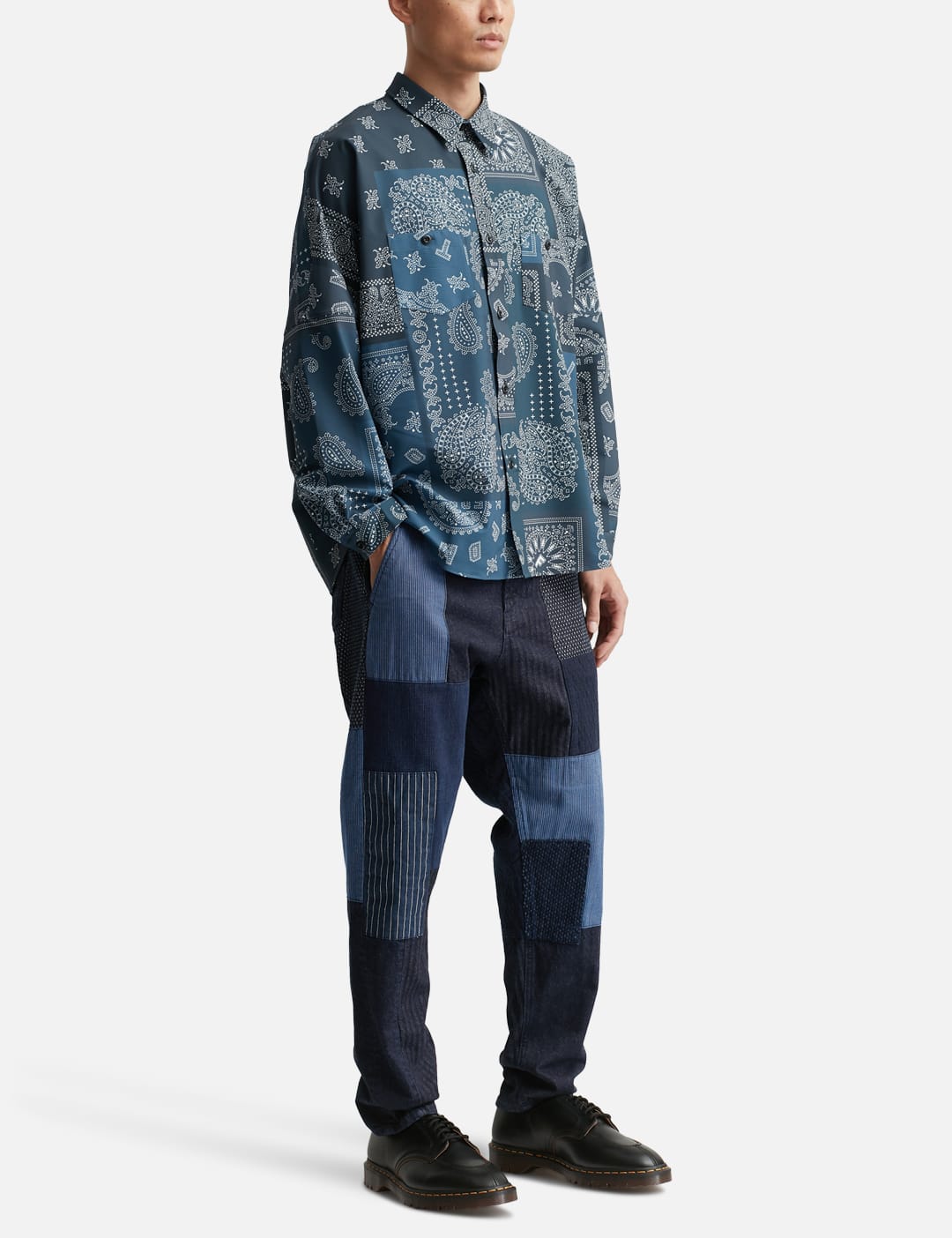 FDMTL - PRINTED PATCHWORK SHIRT | HBX - Globally Curated Fashion 