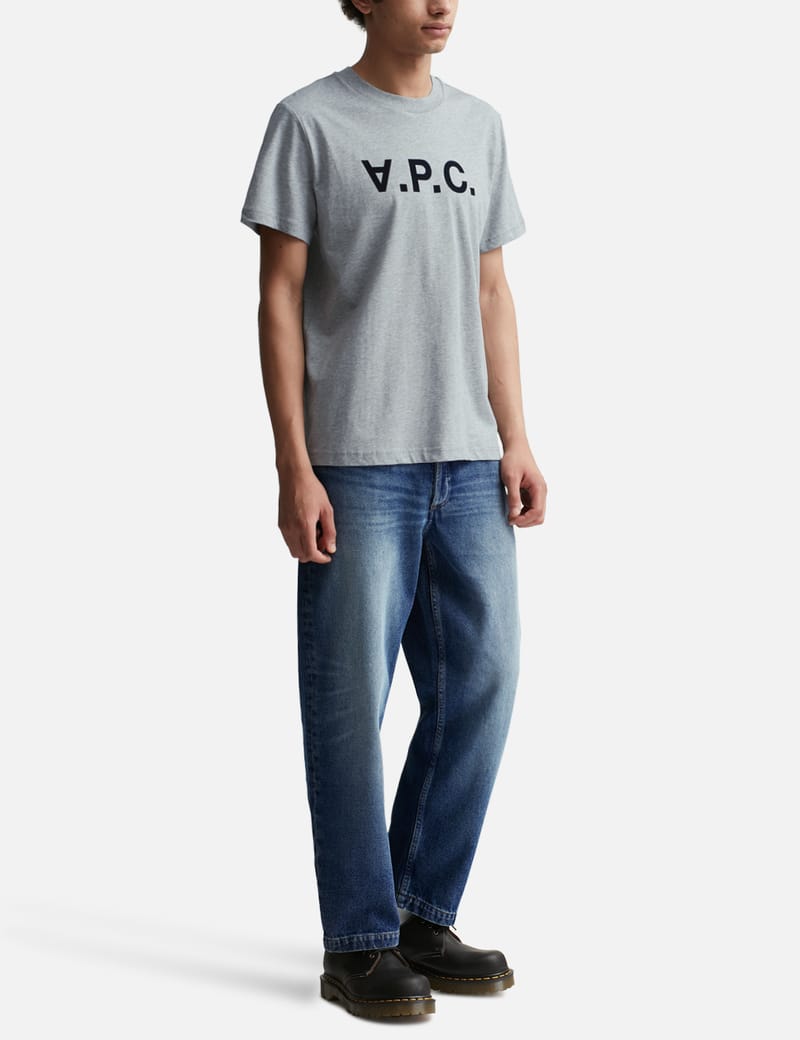 【関税込み】A.P.C. ブルー Standard Grand 'VPC' Tシャツ Standard Grand VPC Tシャツ｜HOMME ｜A.P.C. | アーペーセー