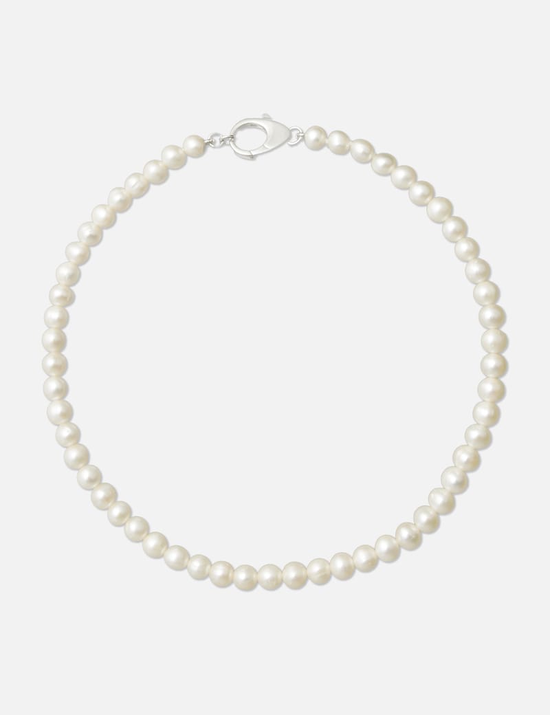 【関税込み】Hatton Labs ホワイト Chain S パールネックレス Hatton Labsのホワイト Chain S パールネックレスがセール中
