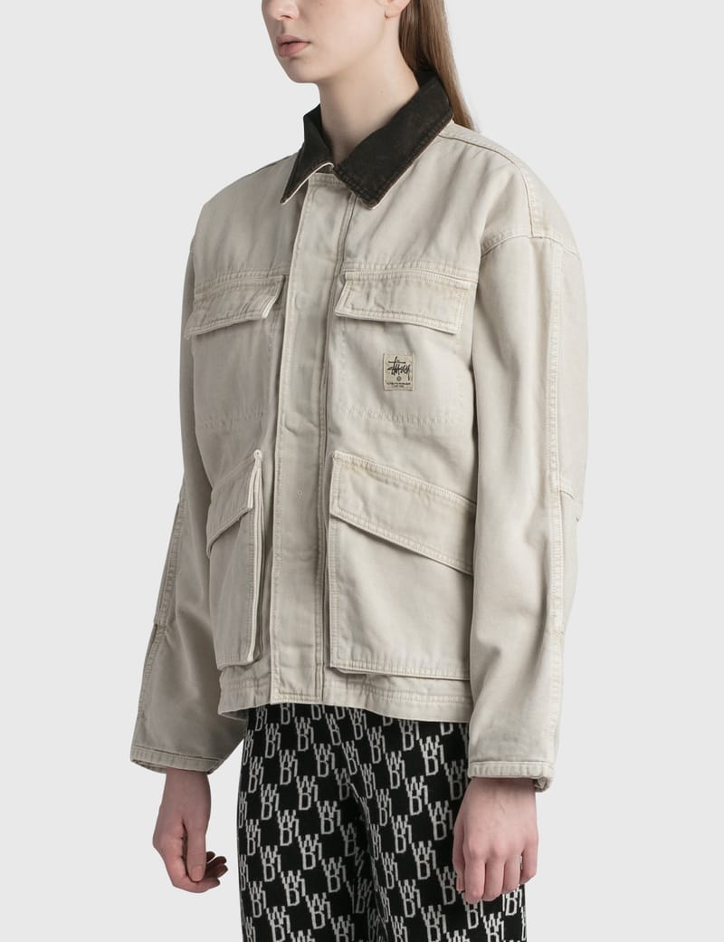 Stüssy - Washed Canvas Shop Jacket | HBX - Globally Curated