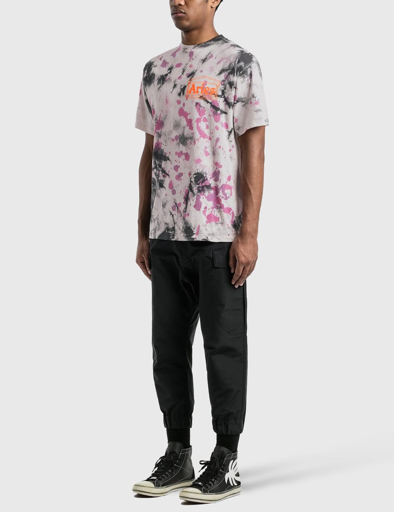 Tシャツ・カットソー ARIES U GLITCH TEMPLE KNIT YELLOW ARIU241PRST003YL Aries Temple T-Shirt Fluoro Yellow | END. (CA)