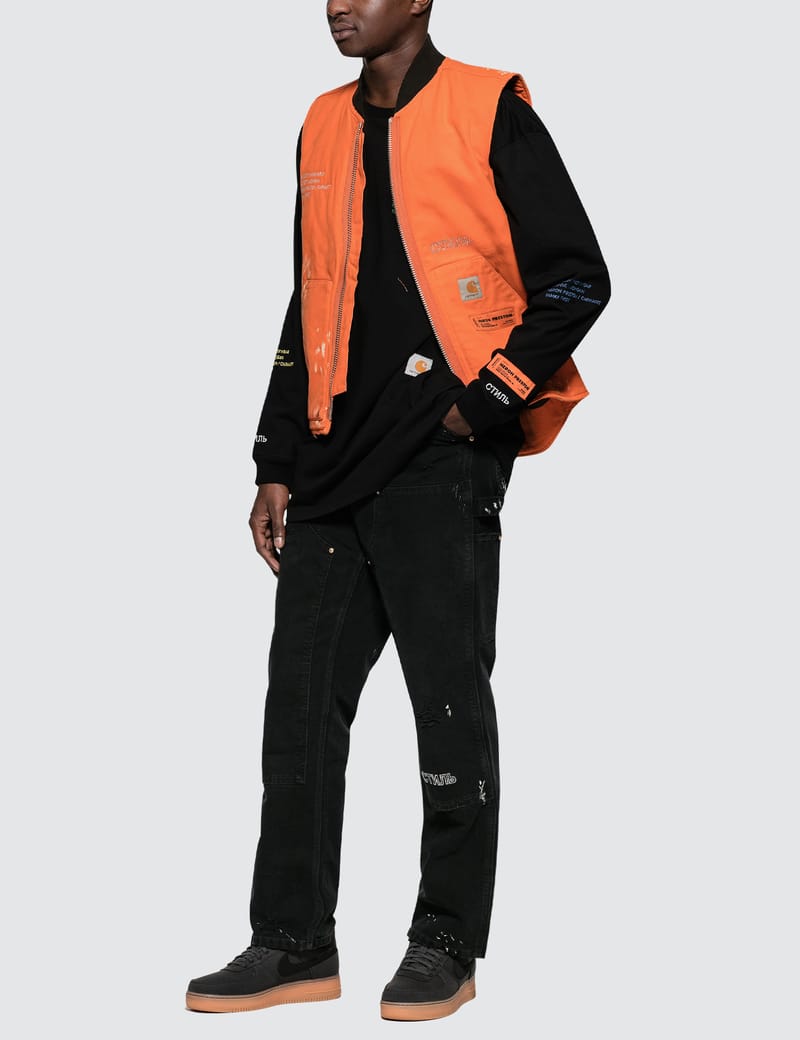 HERON PRESTON® - Heron Preston X Carhartt Vest | HBX - Globally