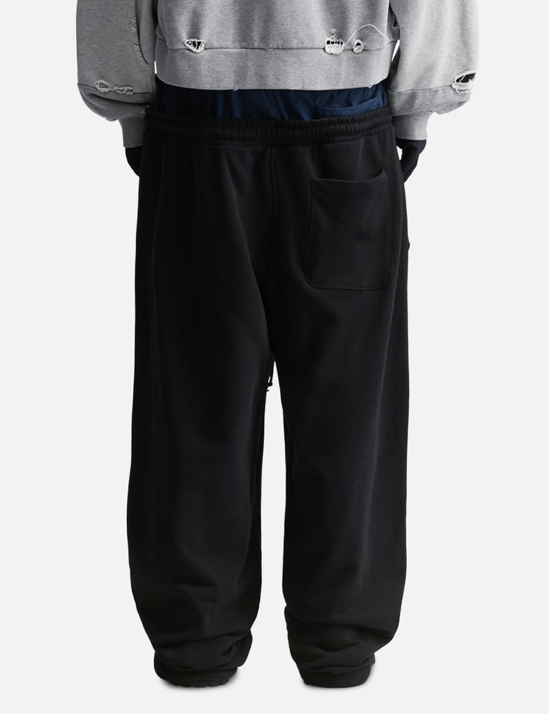 Protocol-Index 3 Layered Sweat Pants - Black cotton layered