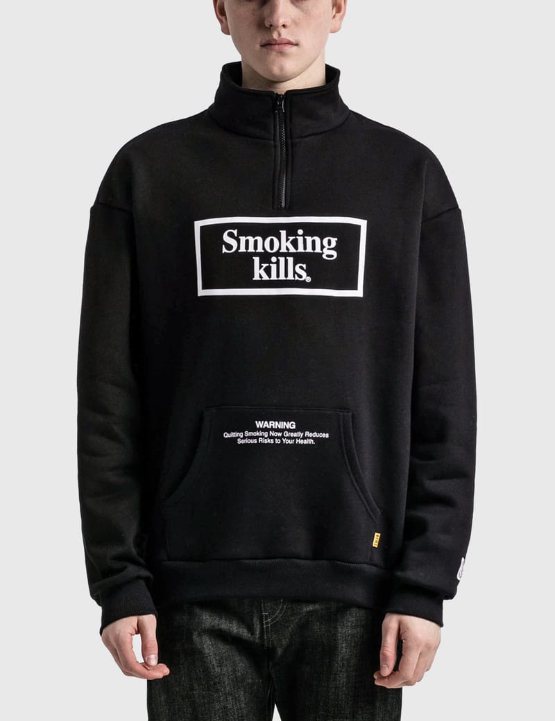 FR2 - Smoking Kills Half Zip Pullover | HBX - Globally Curated