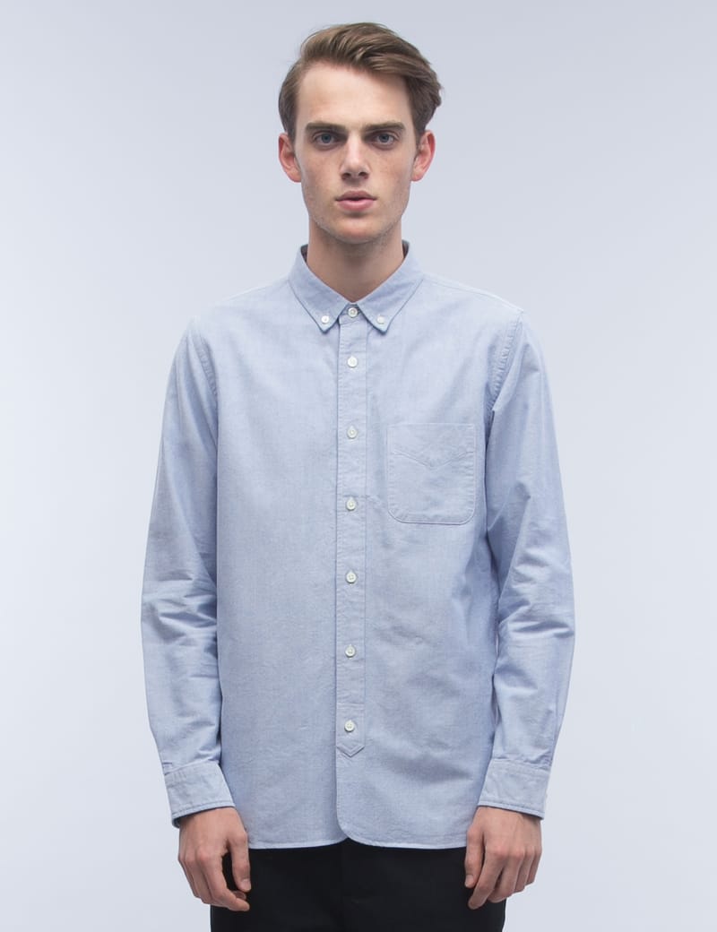 Head Porter Plus - Oxford L/S Shirt | HBX - Globally Curated