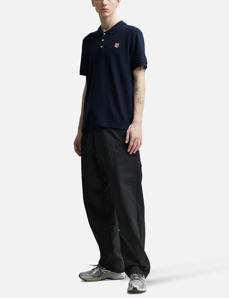 メゾンキツネ フォックスヘッド パッチ クラシック ポロ MAISON KITSUNE（メゾン キツネ） ポロシャツ FOX HEAD PATCH REGULAR