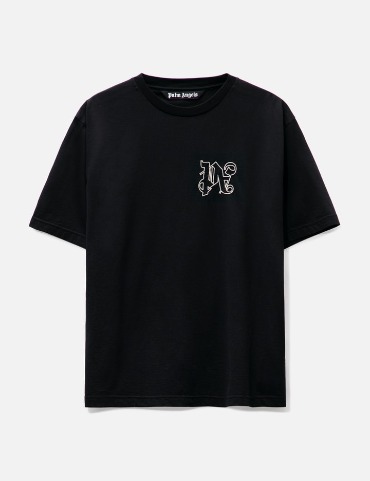 Palm Angels - Monogram Regular T-shirt | HBX - Globally Curated Fashion ...