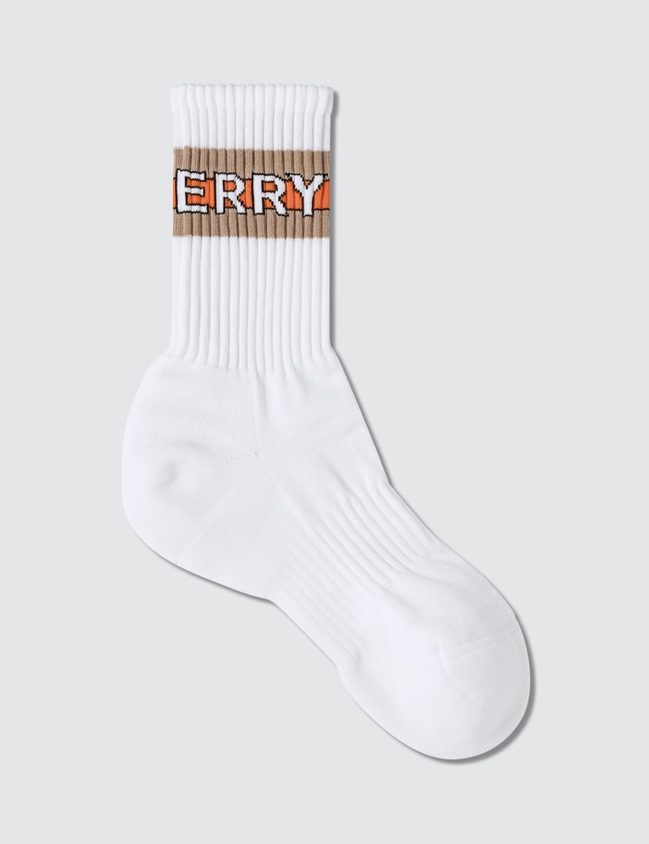 Burberry - Logo Intarsia Cotton Blend Socks | HBX - Globally Curated ...