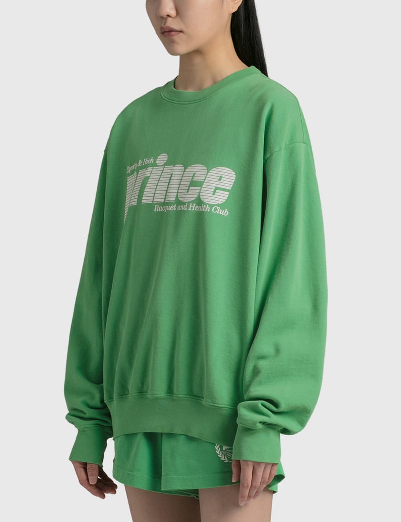 CHRISTIES 売れ筋商品|||クリスティーズ パーカー・スウェットシャツ アウター レディース Sweatshirts Green Sporty & Rich New York NY Tennis Club Cropped Hoodie 'Kelly