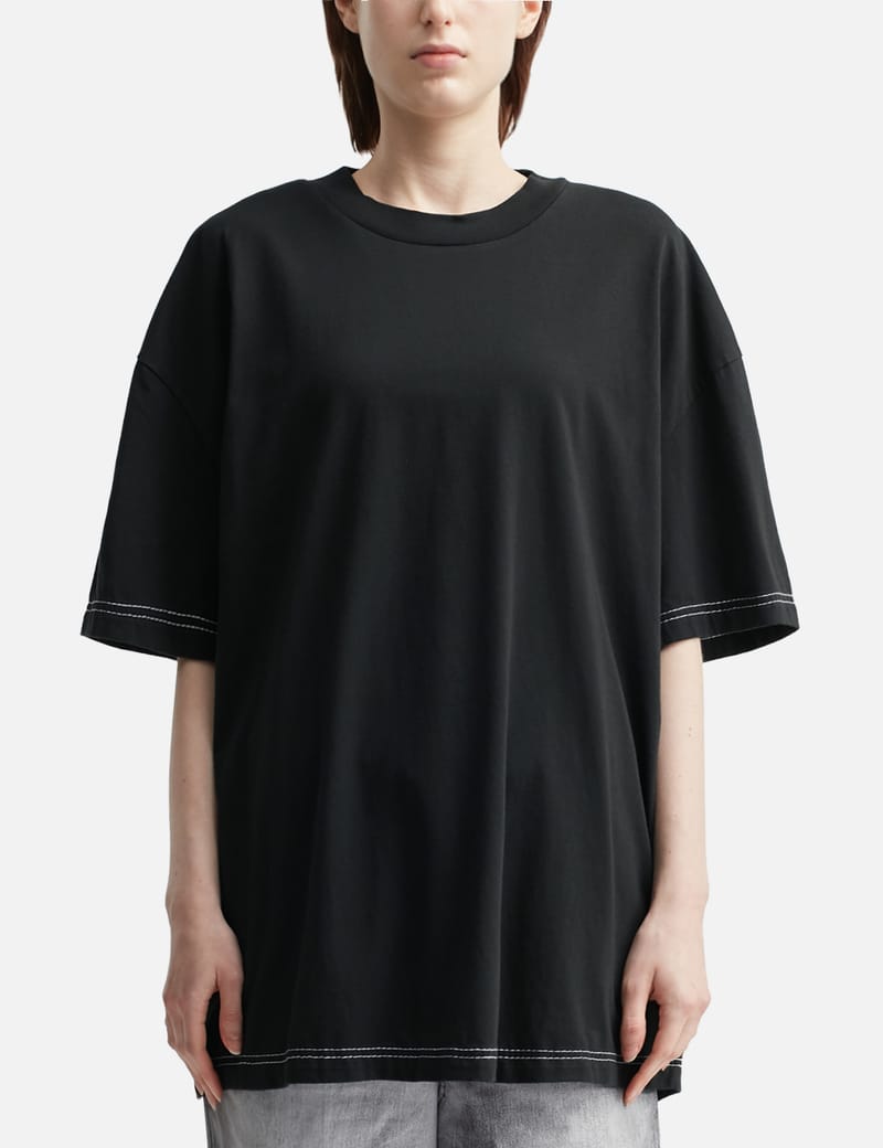 トップス BLURRED LOGO T-SHIRT - FITTED UNISEX FIT Acne Studios - Blurred logo t-shirt - Fitted unisex fit