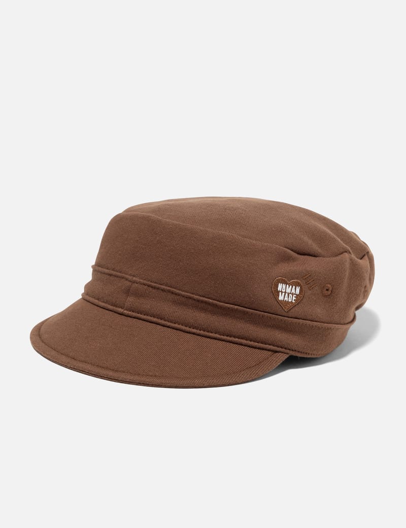 HUMAN MADEキャップ Human Made Sweat Mil Cap - Brown cotton-blend military-style cap