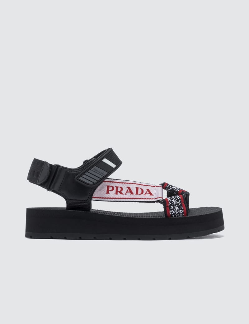 Prada hotsell jacquard sandals