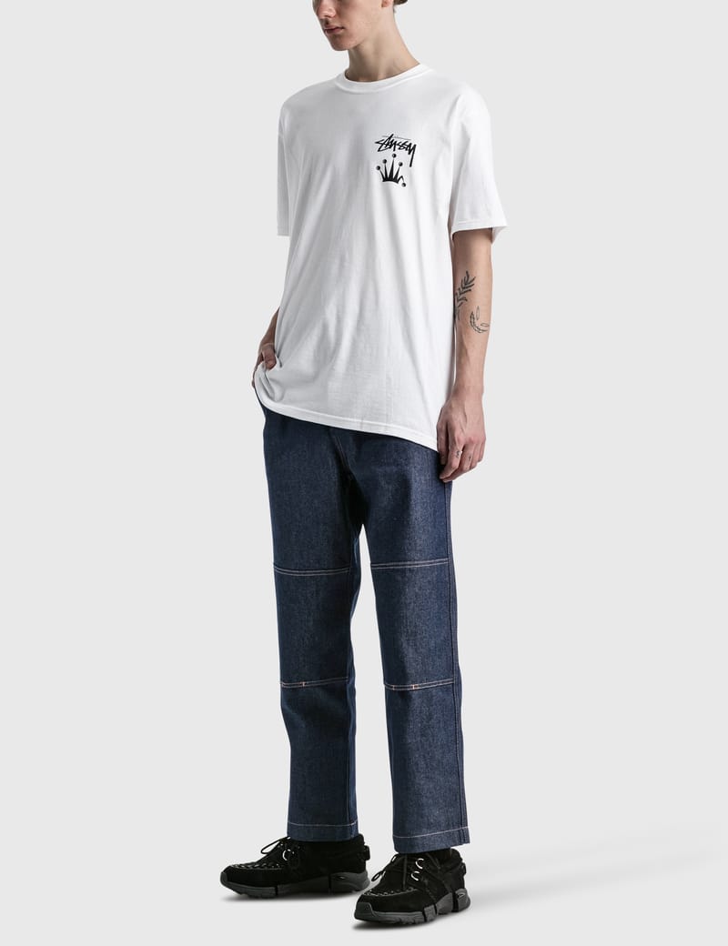 Stüssy - Denim Double Knee Pant | HBX - HYPEBEAST 為您搜羅全球潮流