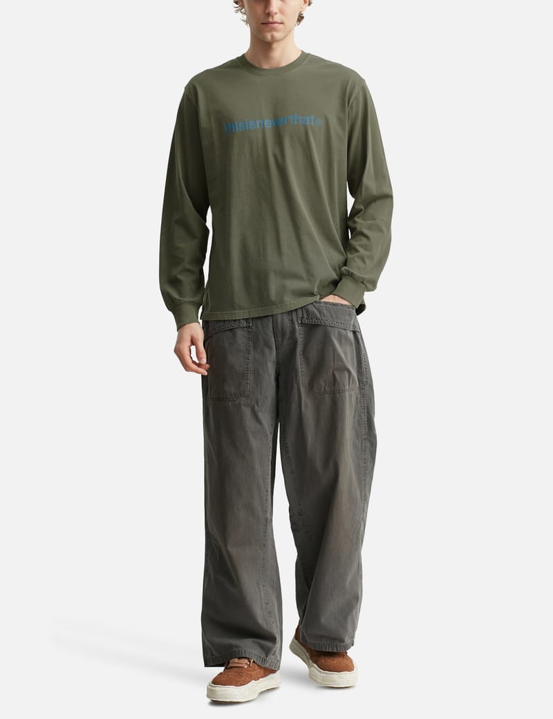 thisisneverthat® T-Logo Long Sleeve T-Shirt - 210gsm cotton, logo