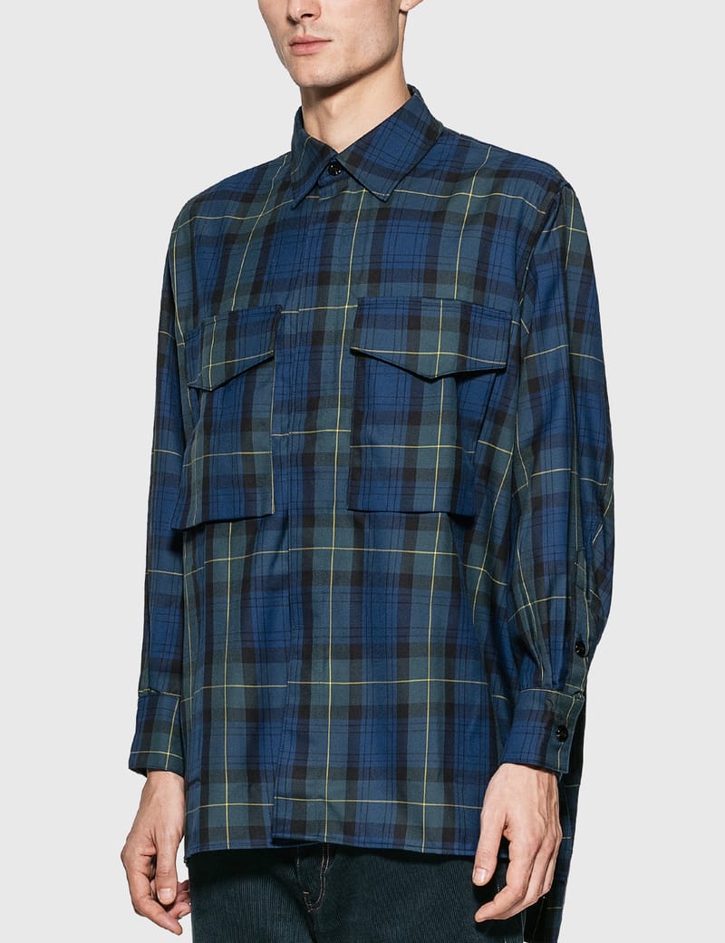 JieDa - Tartan Check Parachute Shirt | HBX - Globally