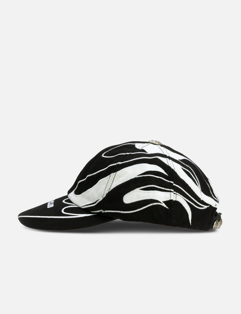 THUG CLUB HBX Exclusive Chopper Cap - Jet black, vintage-washed