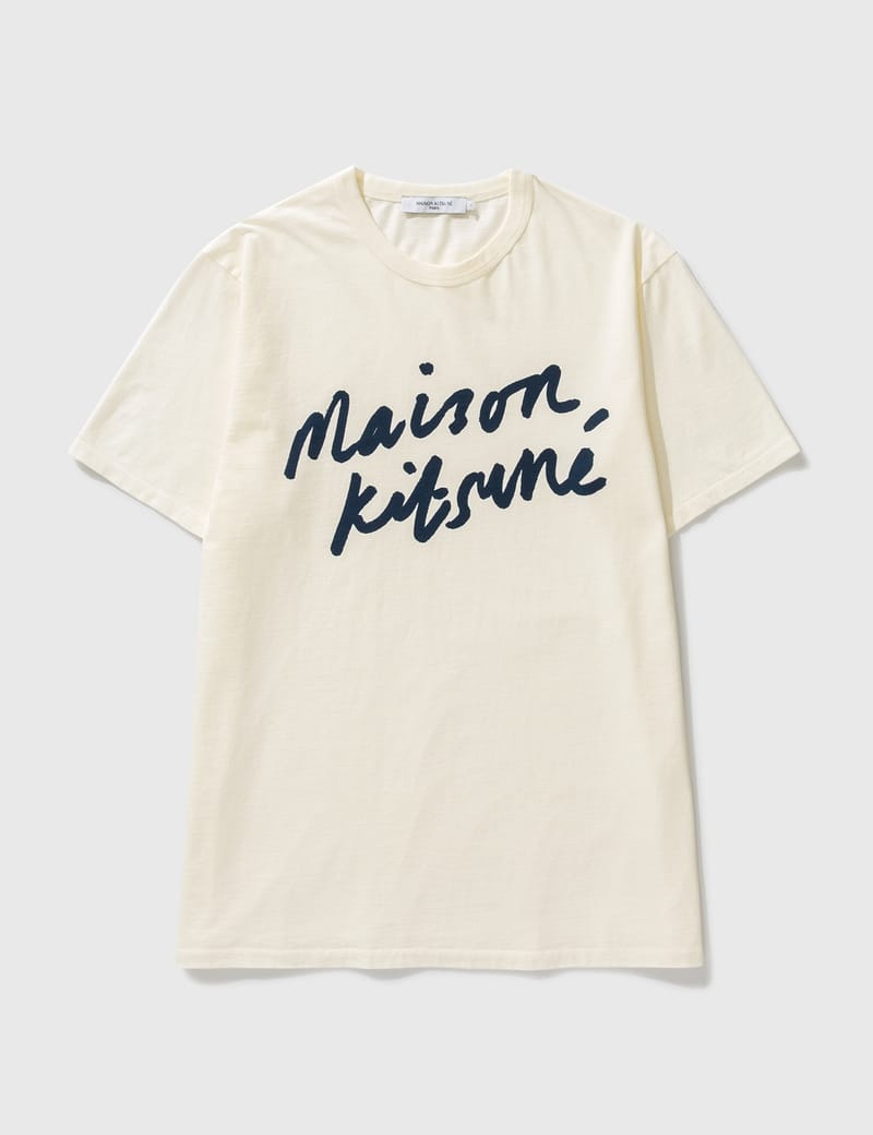 新品☆ミニハンドライティングクラシックTシャツ　メゾンキツネ メゾンキツネ - ハンドライティング クラシック Tシャツ | HBX
