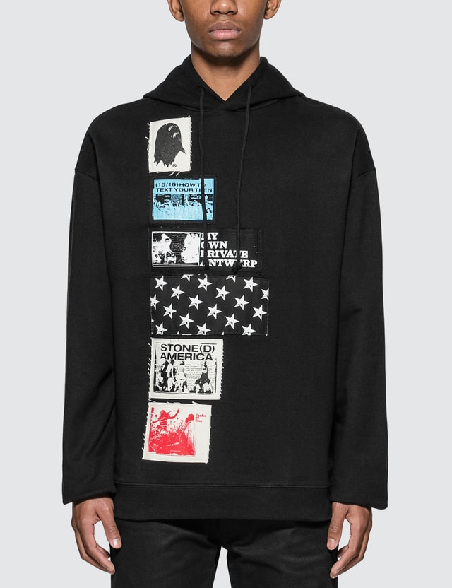 Raf Simons - Hoodie With Patches | HBX