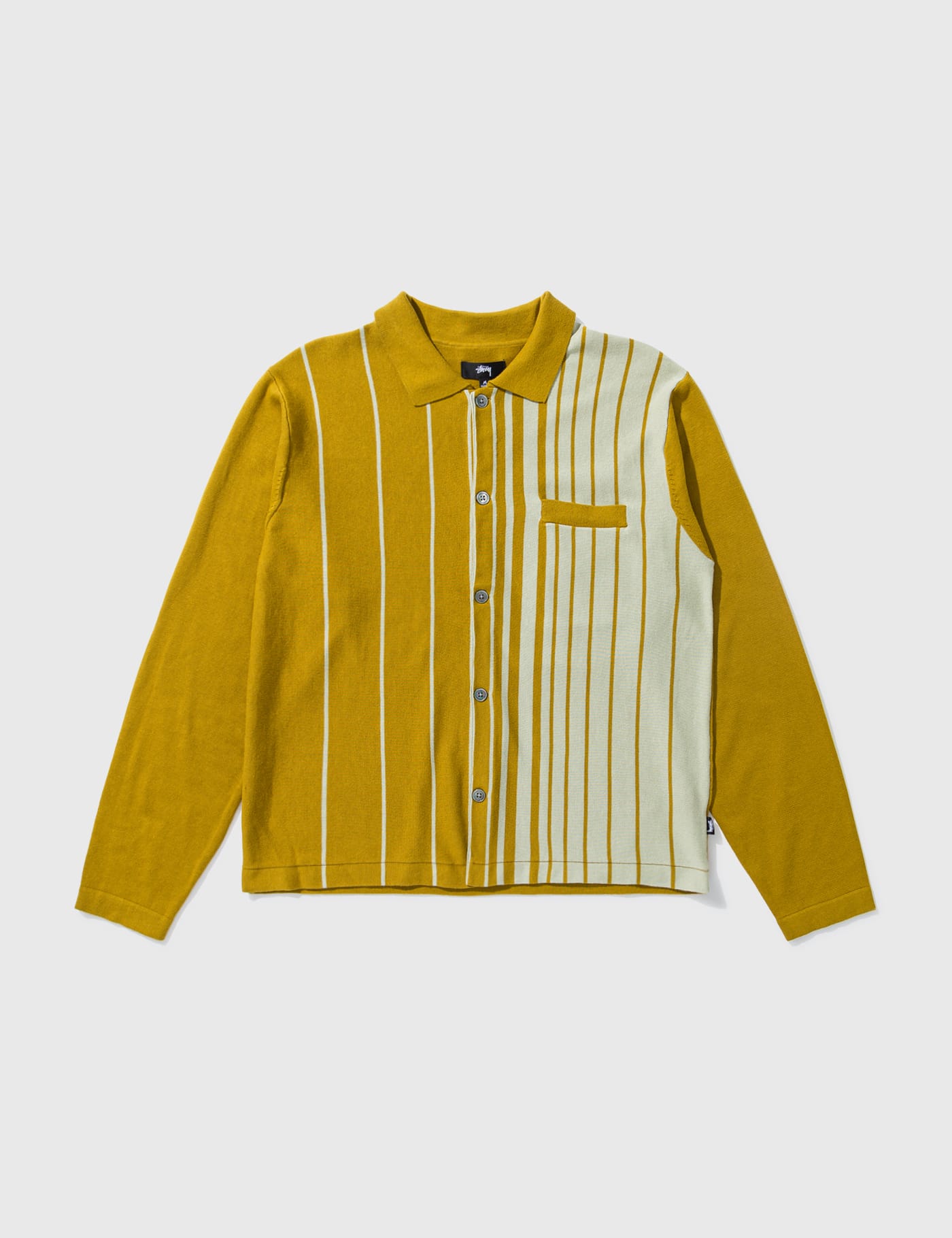 Stüssy - Striped Knit Shirt | HBX - Globally Curated Fashion and