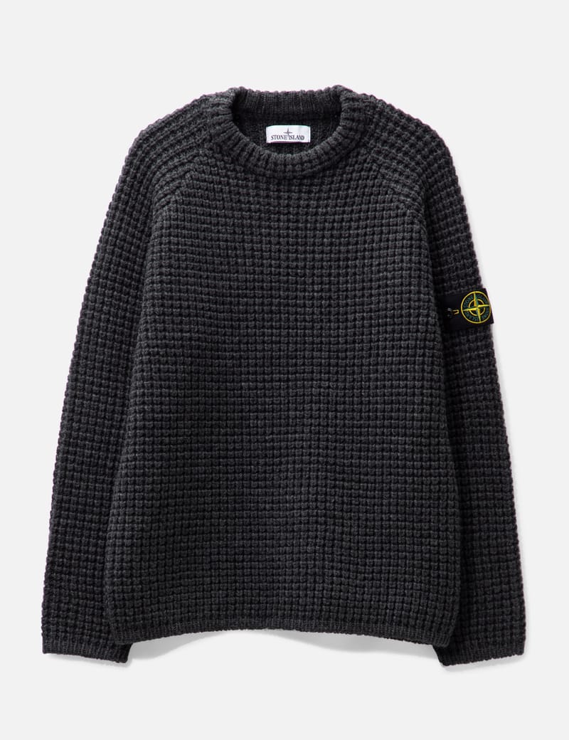 Stone Island - ワッフル ニットセーター | HBX - ハイプビースト ...