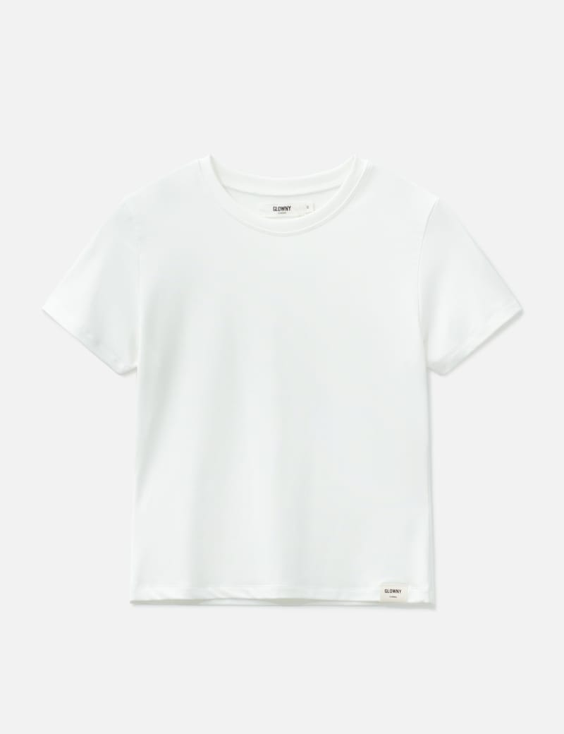 GLOWNY ［exclusive］I LOVE GY TEE White Glowny - G Baby Tee | HBX
