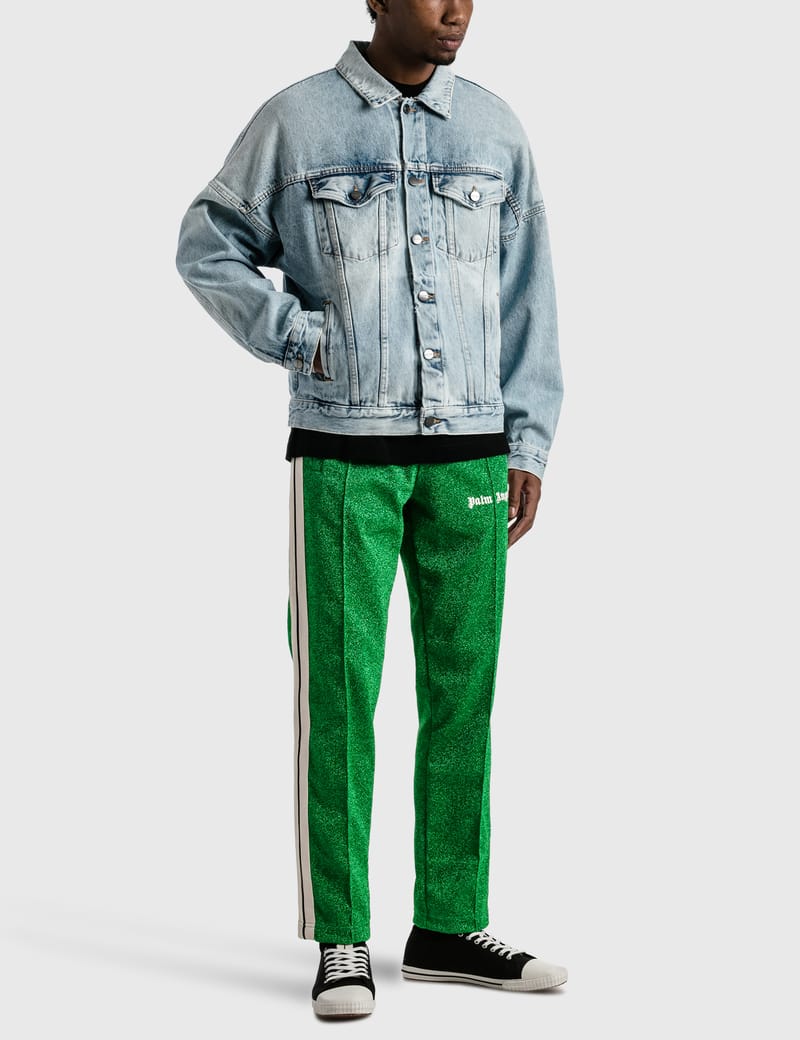 Palm Angels - Curved Logo Denim Jacket | HBX - Globally