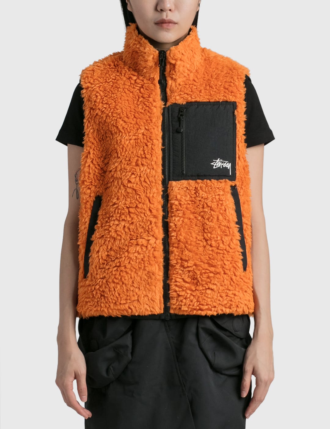 Stüssy - Sherpa Vest | HBX - Globally Curated Fashion and 