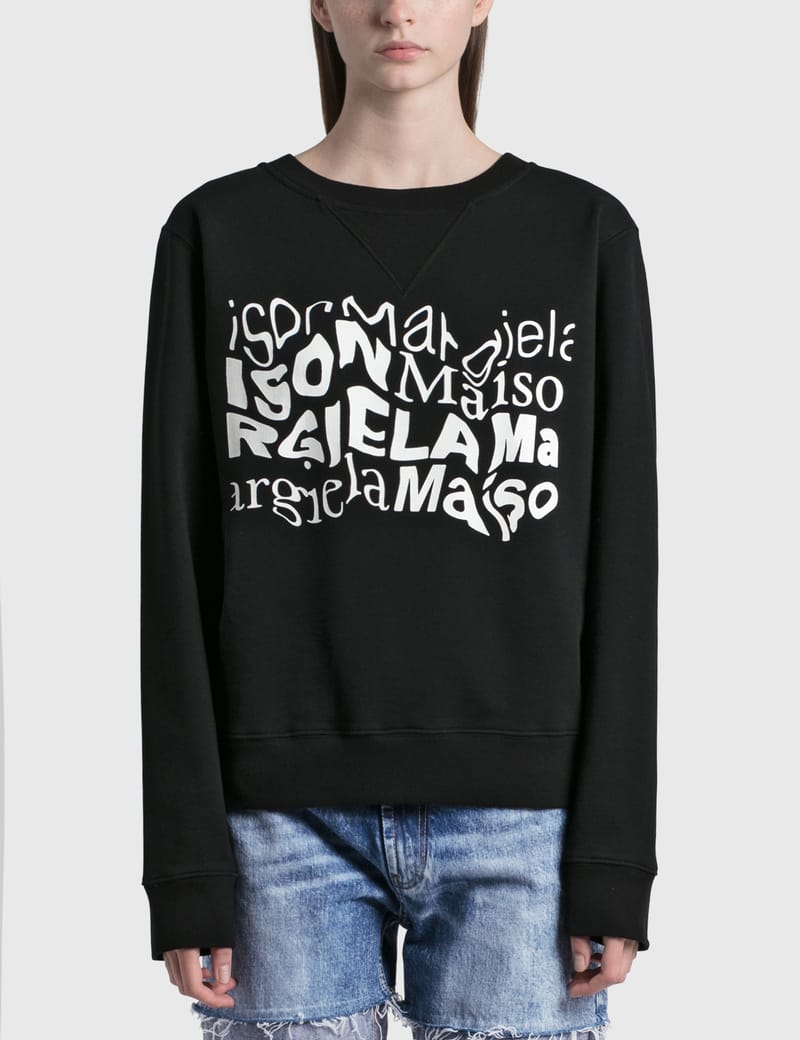 Maison Margiela - Distorted Logo Sweatshirt | HBX - Globally