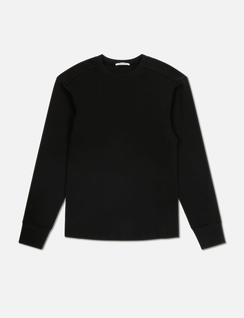 Entire Studios Box Crew Washed Black - Heavyweight organic cotton