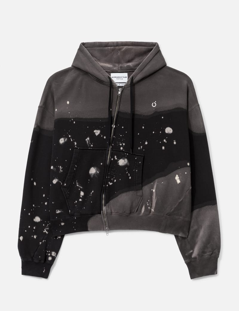 NÒMARHYTHM TEXTILE Hand Dye Twist Parka - Hand-dyed cotton parka