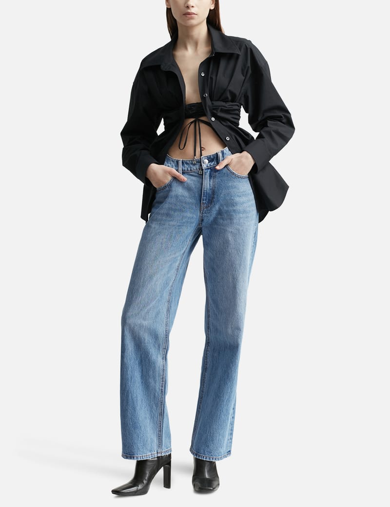 T By Alexander Wang - Asymmetric Jeans | HBX - Globally Curated