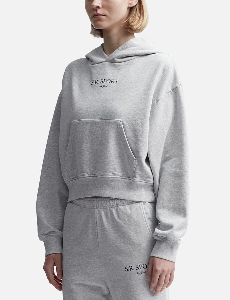 Sporty & Rich - SR Sport Cropped Hoodie | HBX - Globally