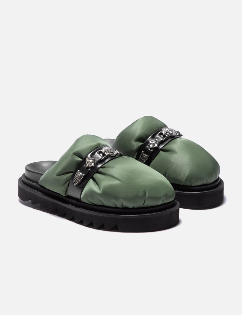 Toga Pulla - NYLON PUFFER SANDALS | HBX - Globally Curated Fashion