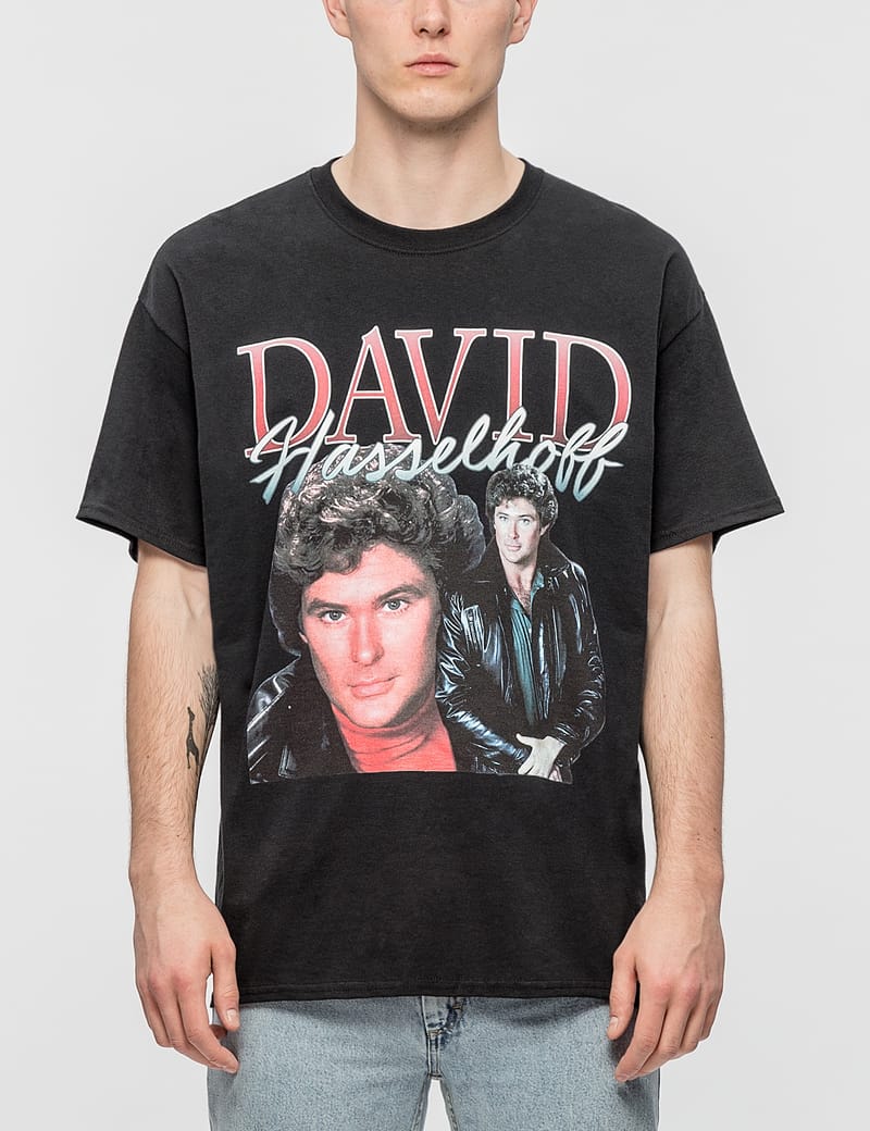 Homage Tees David Hasselhoff T Shirt HBX Globally Curated