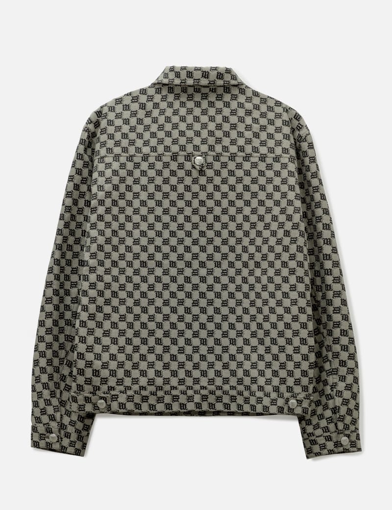 Misbhv - JACQUARD CANVAS MONOGRAM TRUCKER JACKET | HBX - Globally