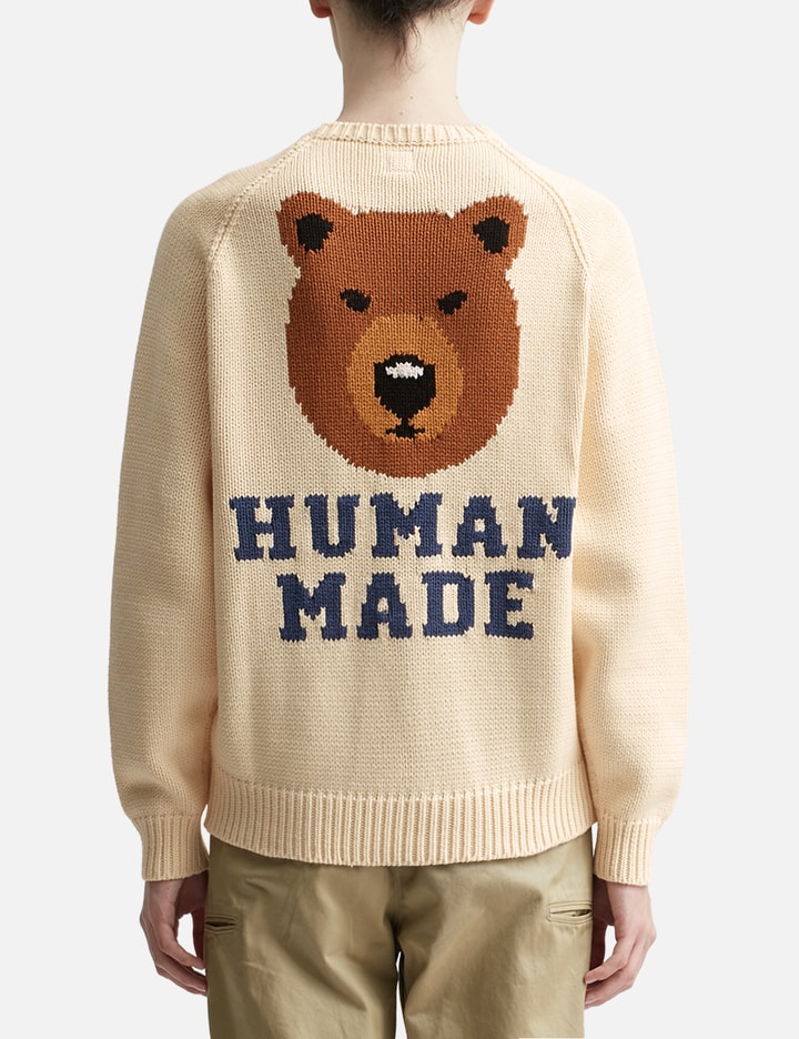 Human Made BEAR RAGLAN KNIT SWEATER HBX Globally Curated Fashion