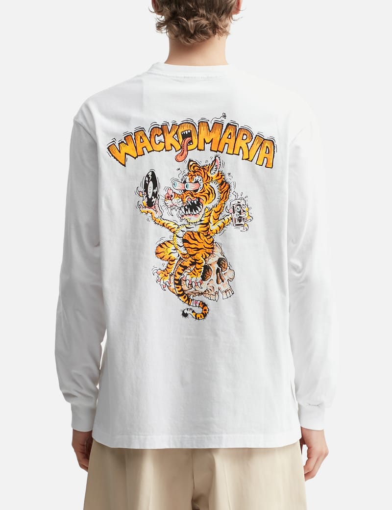 WACKOMARIA TIMLEHI 新品 HEAVY L/S TEE Tシャツ WACKO MARIA Tim Lehi / Washed Heavy Weight Crewneck Long Sleeves T