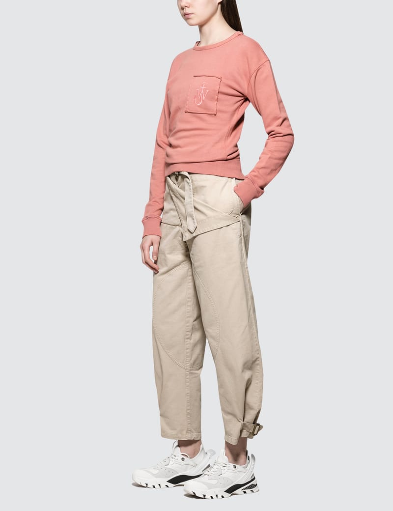 JW Anderson - Fold Front Utility Trousers | HBX - Globally