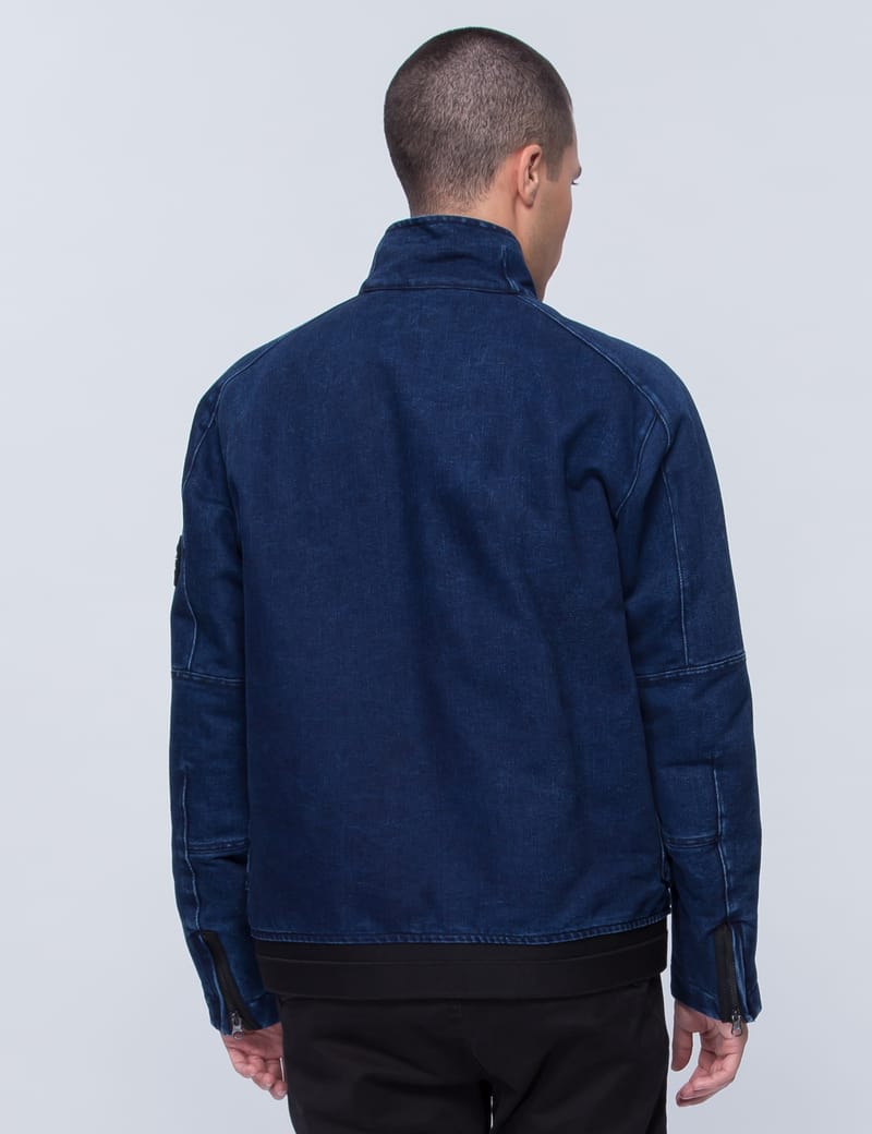 Stone Island - Water Repellent Denim Jacket | HBX - Globally Stone Island - Water Repellent Denim Jacket | HBX - Globally