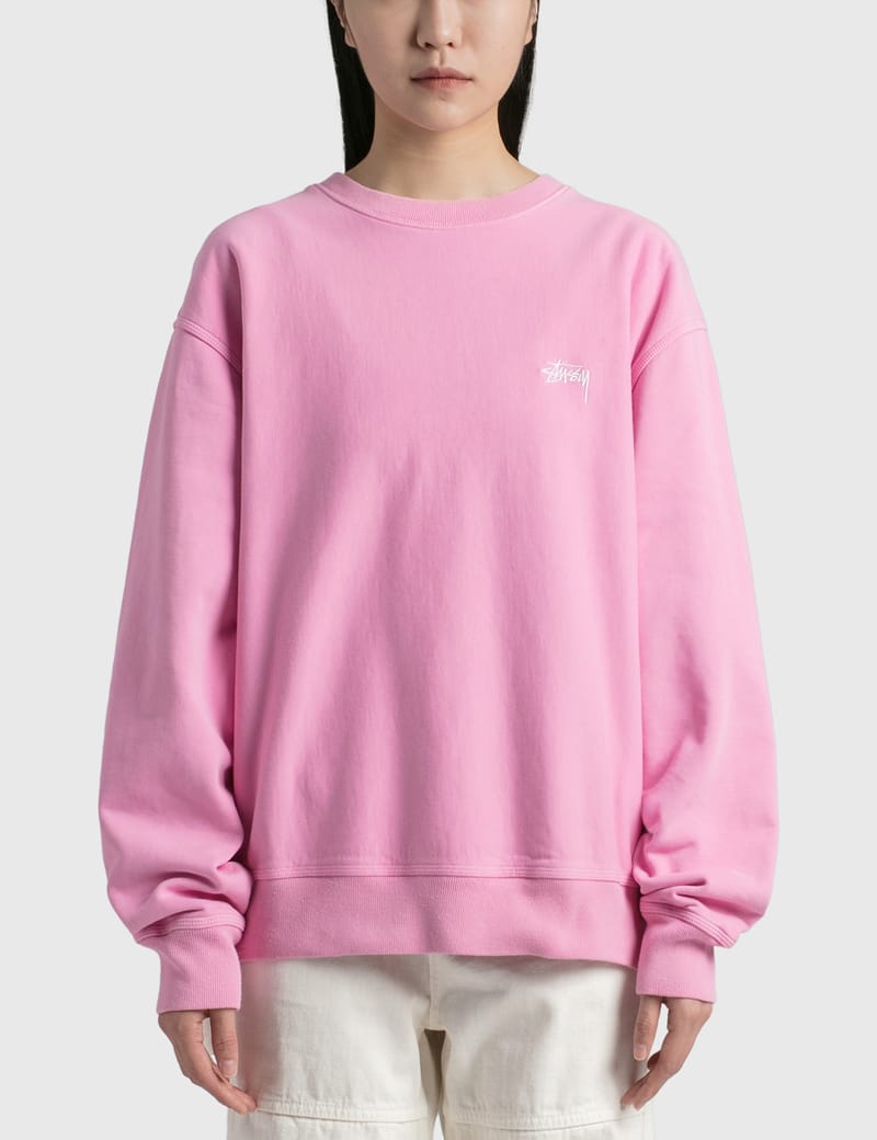 Stüssy - Overdyed Stock Logo Crewneck | HBX - Globally Curated 