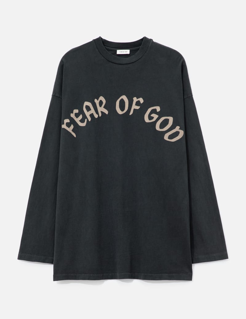 FEAR OF GOD FG LOGO LONG SLEEVE TEE 美品 Fear of God Fear Of God, F OF G Long Sleeve T-Shirt - Relaxed